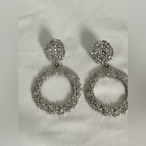 Silver earrings